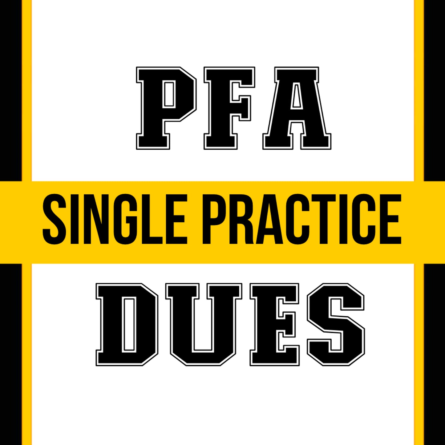 PFA Single Practice Dues