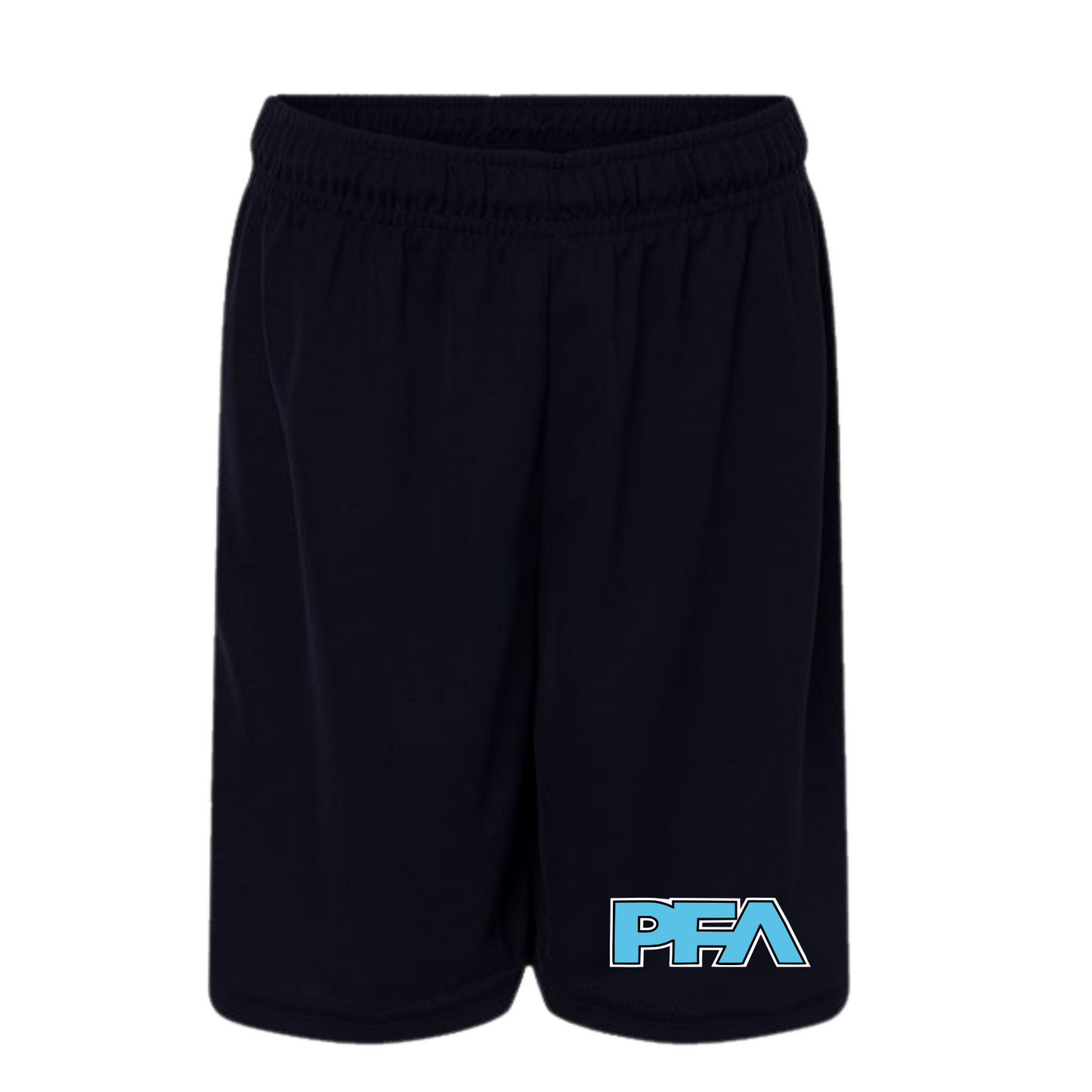 PFA Light Blue Logo Practice Wear Shorts