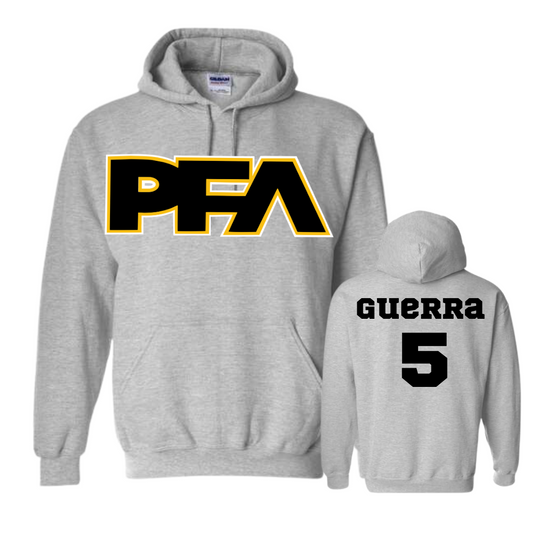 PFA Black Logo Hoodie