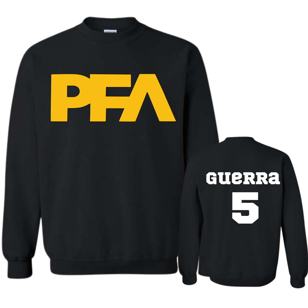 PFA Yellow Logo Crew Neck Sweatshirt