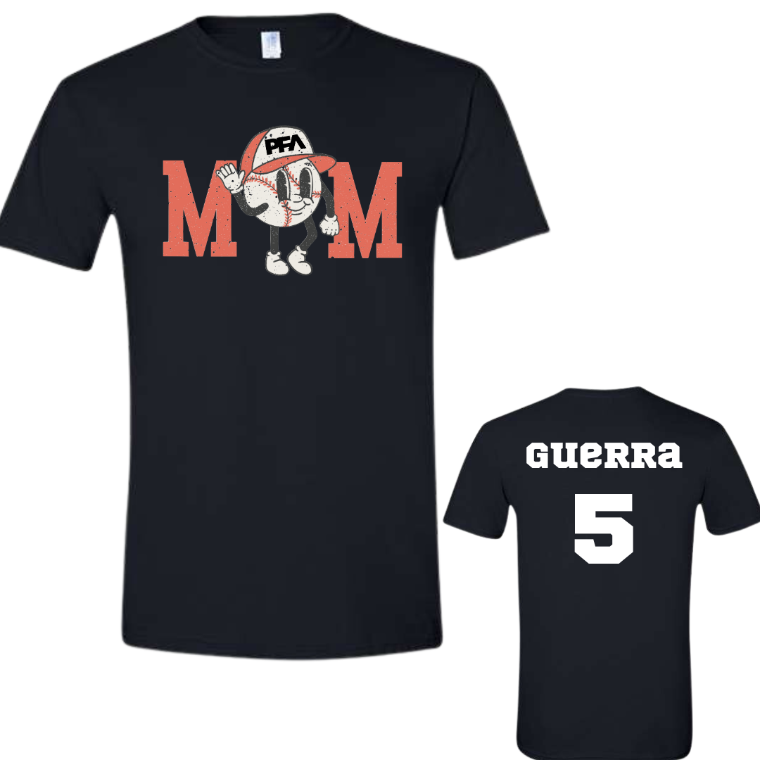 PFA mom with Baseball T- Shirt