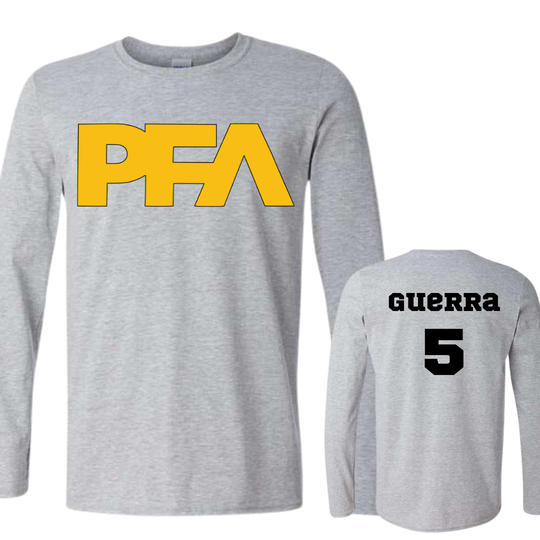 PFA Yellow Logo Long Sleeve