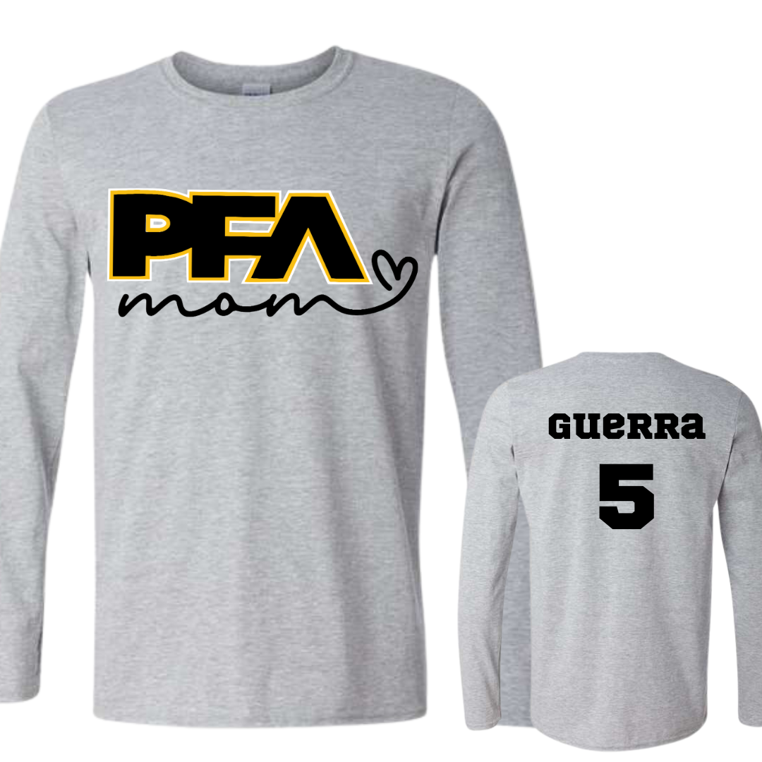 PFA California Mom with Baseball Long Sleeve