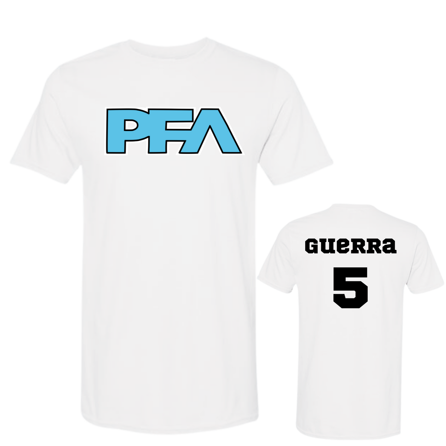 PFA Light Blue Logo Practice Wear Shirt