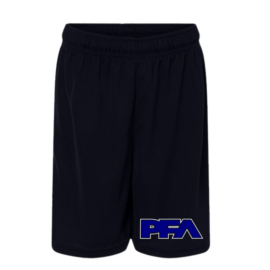 PFA Navy Logo Practice Wear Shorts