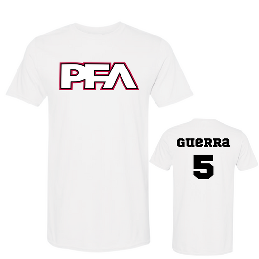 PFA White Red Logo Practice Wear Shirt